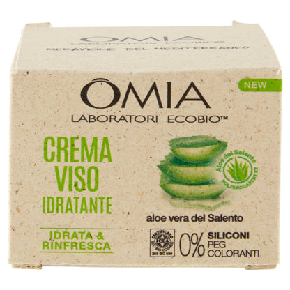 Omia Laboratori Ecobio Crema Viso Idratante aloe vera del Salento 50 ml (25566204)