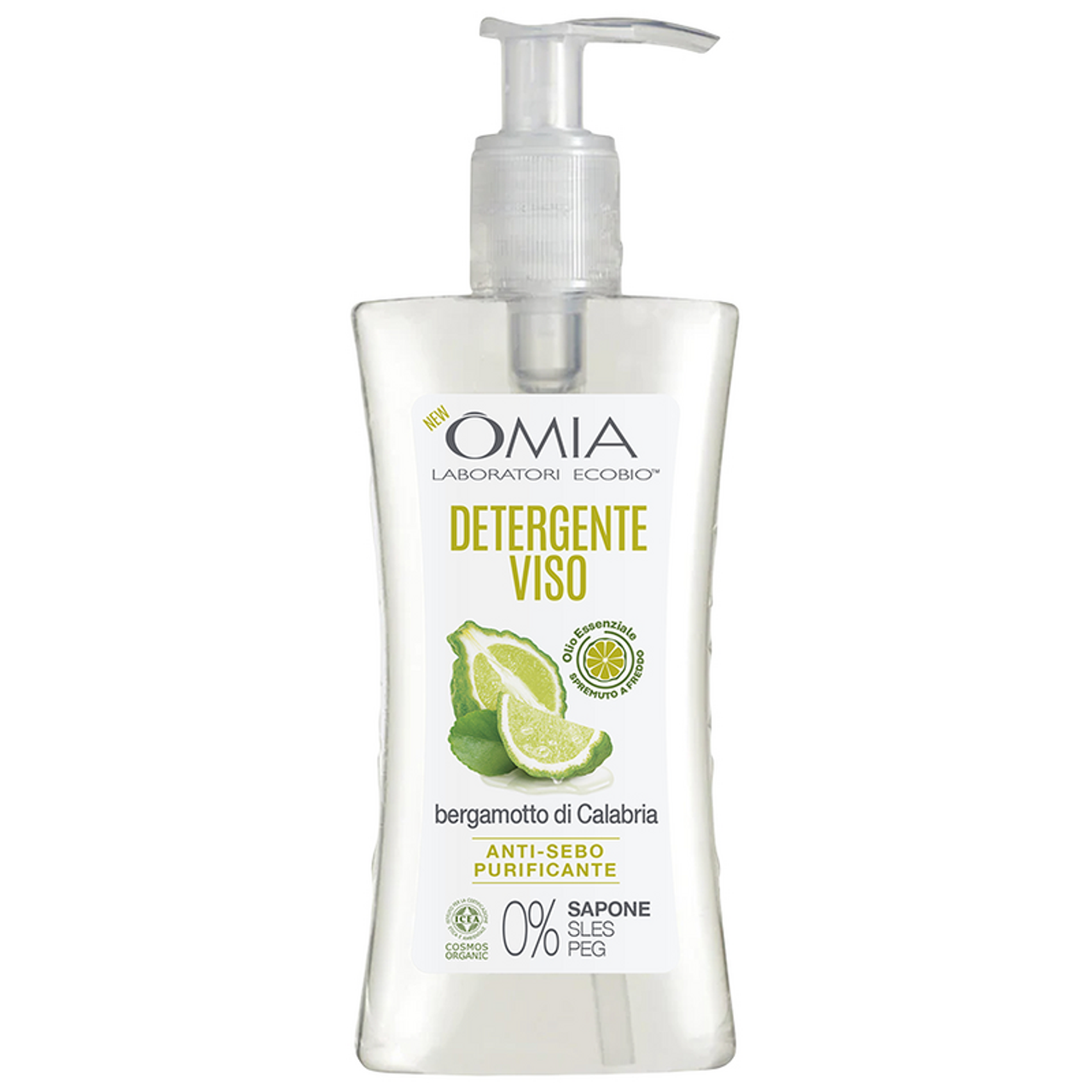 OMIA - Detergente Viso Anti-Sebo Purificante al Bergamotto di Calabria - 200 ml (25565469)