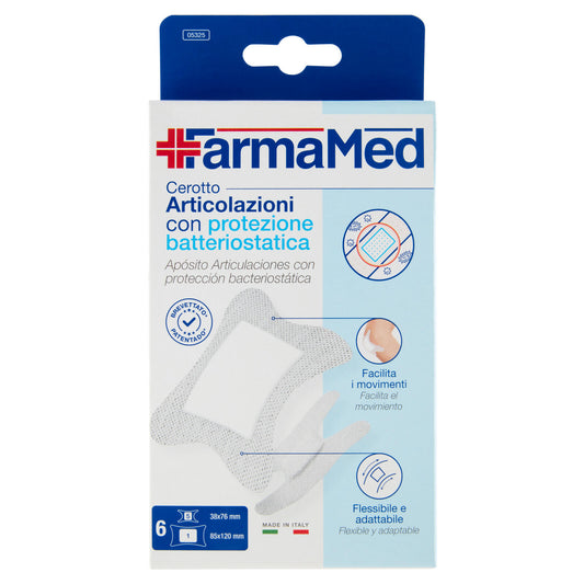 FarmaMed Cerotto Articolazioni con protezione batteriostatica 6 pz