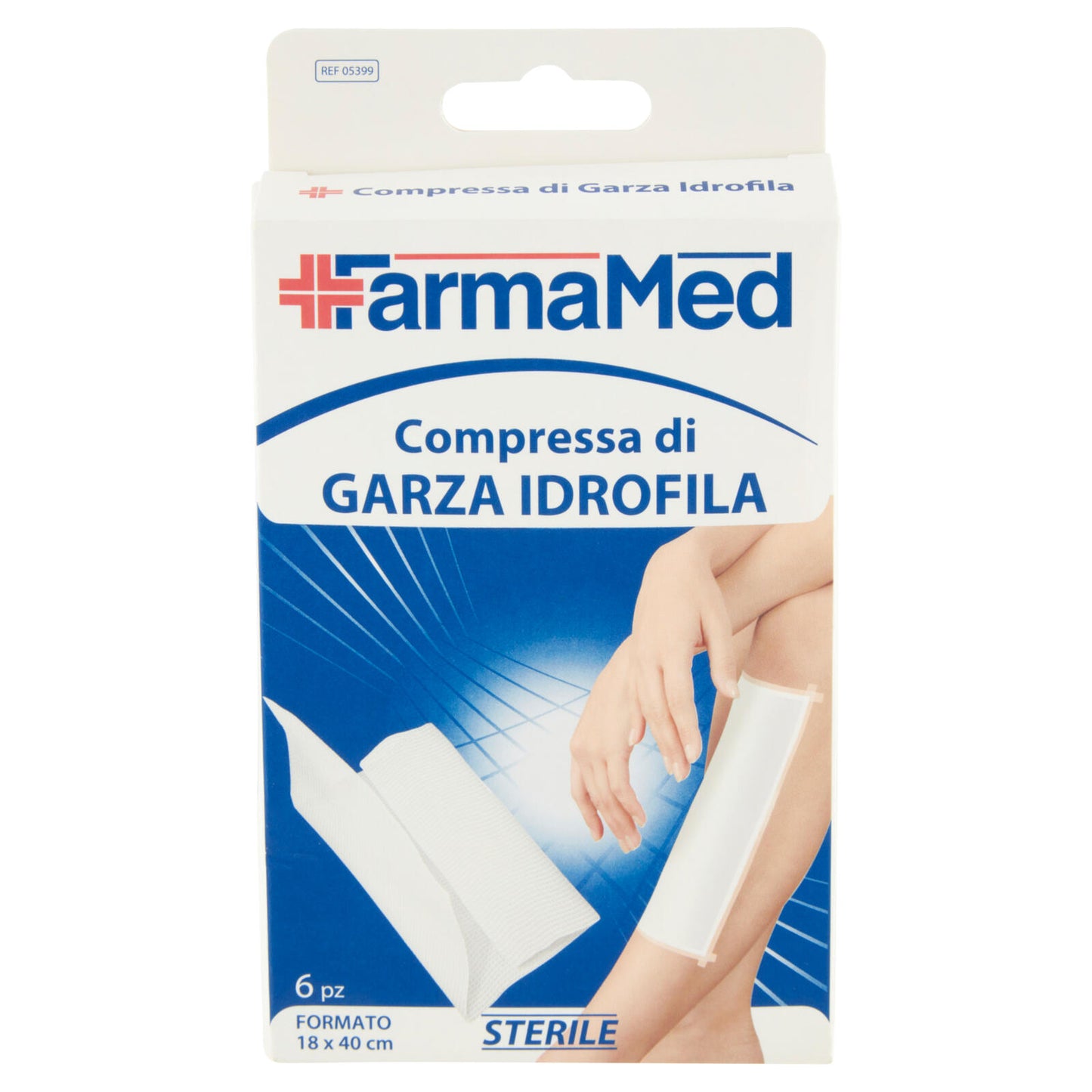 FarmaMed Compressa di Garza Idrofila Formato 18 x 40 cm 6 pz