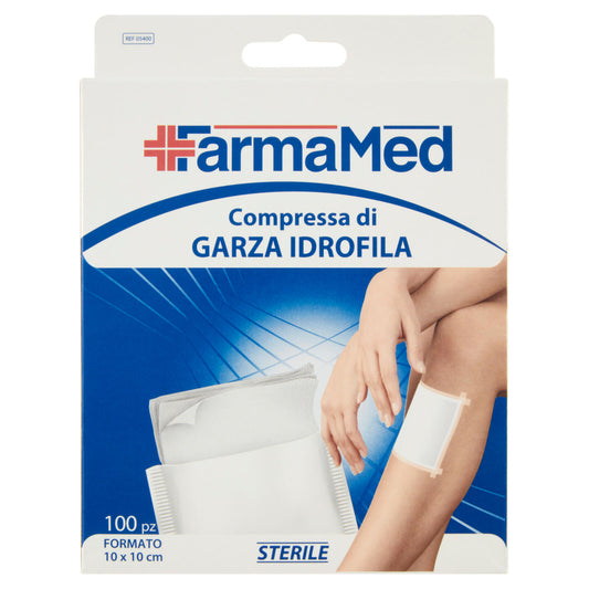 FarmaMed Compressa di Garza Idrofila Formato 10 x 10 cm 100 pz (25528546)