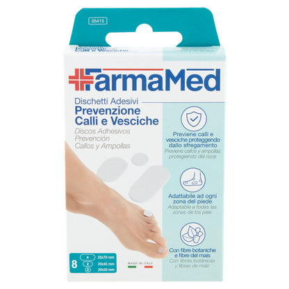 FarmaMed Dischetti Adesivi Prevenzione Calli e Vesciche 8 pz (25528564)