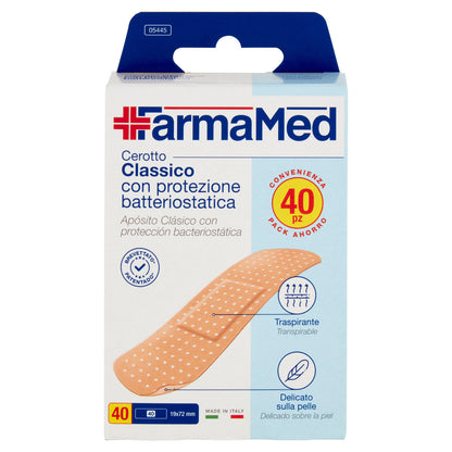 FarmaMed Cerotto Classico con protezione batteriostatica 40 pz