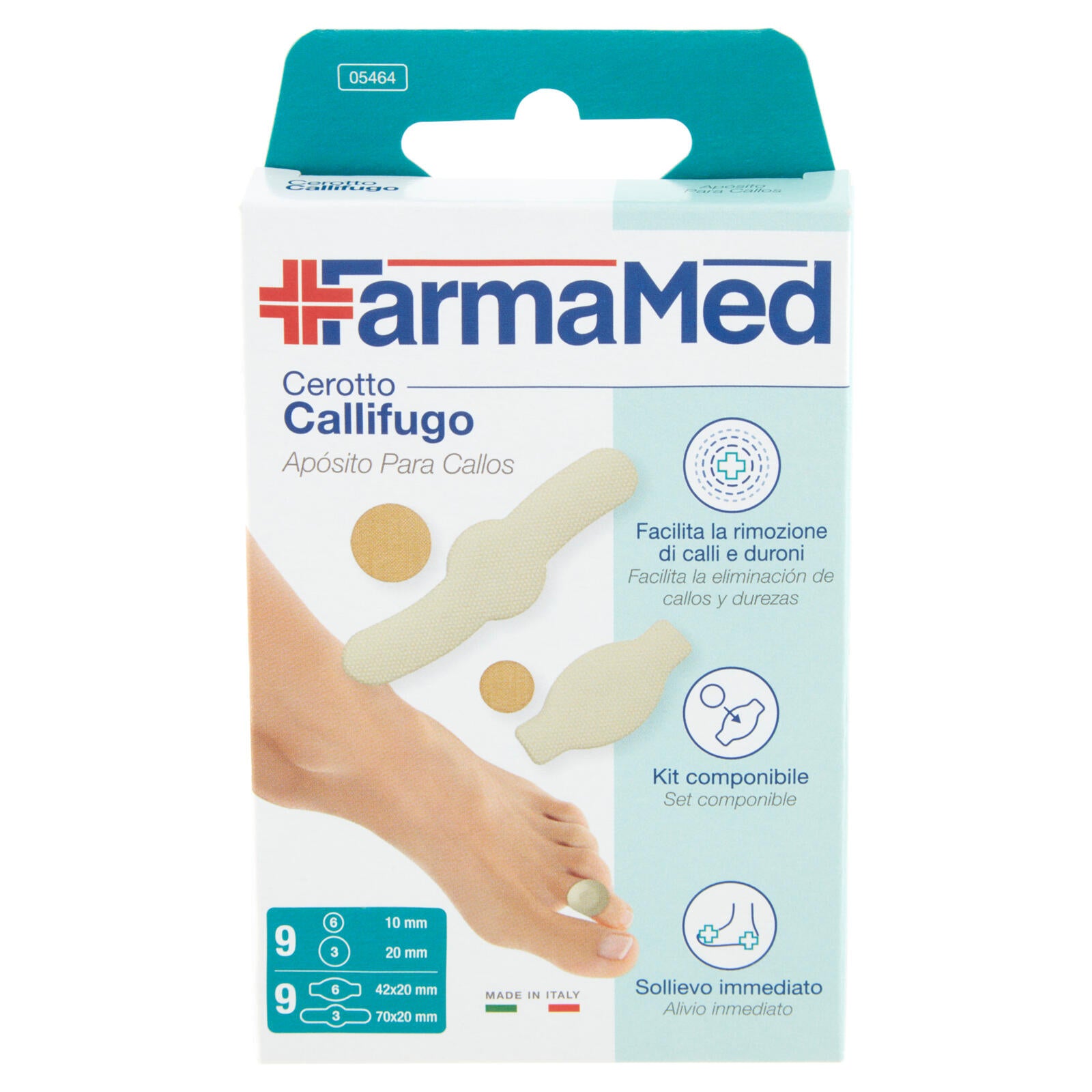 FarmaMed Cerotto Callifugo 18 pz (25528477)