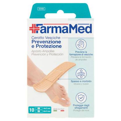 FarmaMed Cerotto Vesciche Prevenzione e Protezione 10 pz (25528534)