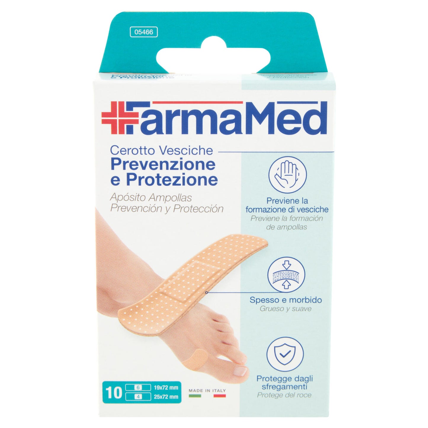 FarmaMed Cerotto Vesciche Prevenzione e Protezione 10 pz (25528535)