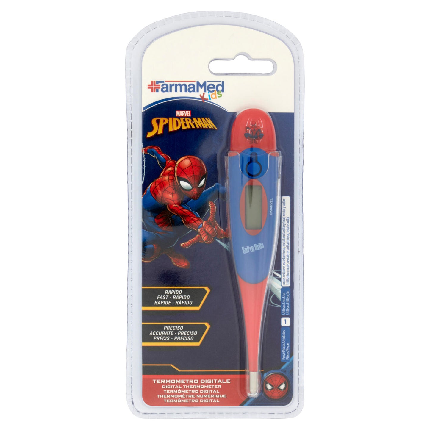 FarmaMed Kids Termometro Digitale Marvel Spider-Man 1 pz (25528594)