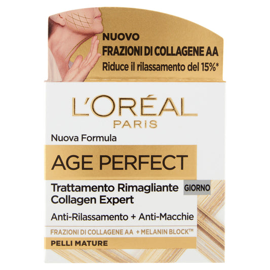 L'Oréal Paris Age Perfect, Crema Viso Re-idratante per Pelli Mature, 50 ml (25531695)
