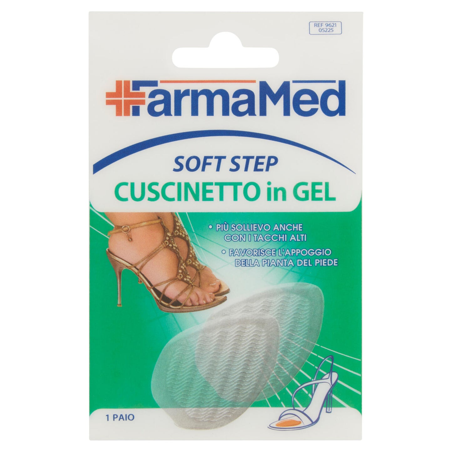 FarmaMed Soft Step Cuscinetto in Gel 1 Paio