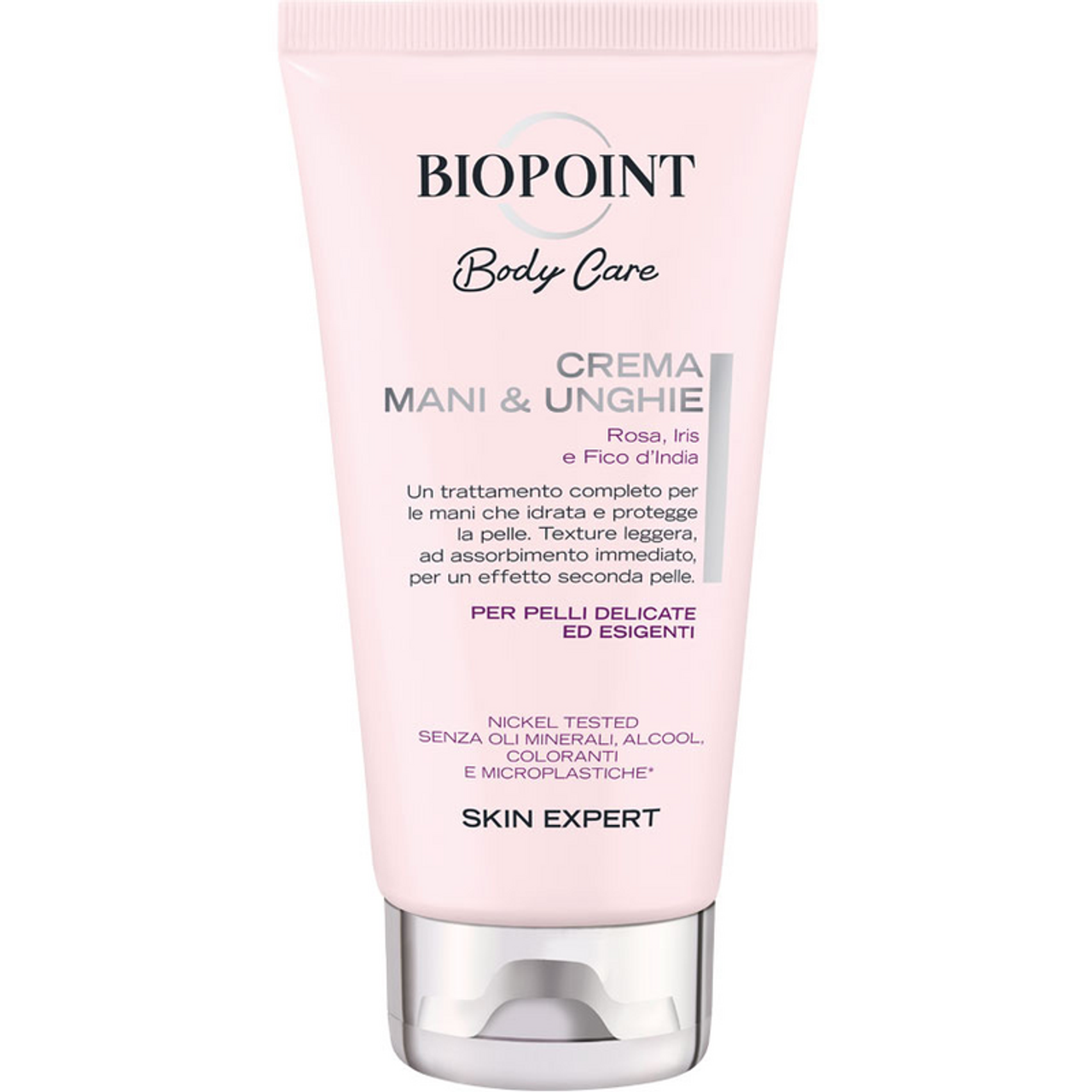 BIOPOINT - Crema Mani & Unghie - Pelli Delicate ed Esigenti - Profumo di Rosa, Iris e Fico d'India - Tubo 75 ml (25520334)