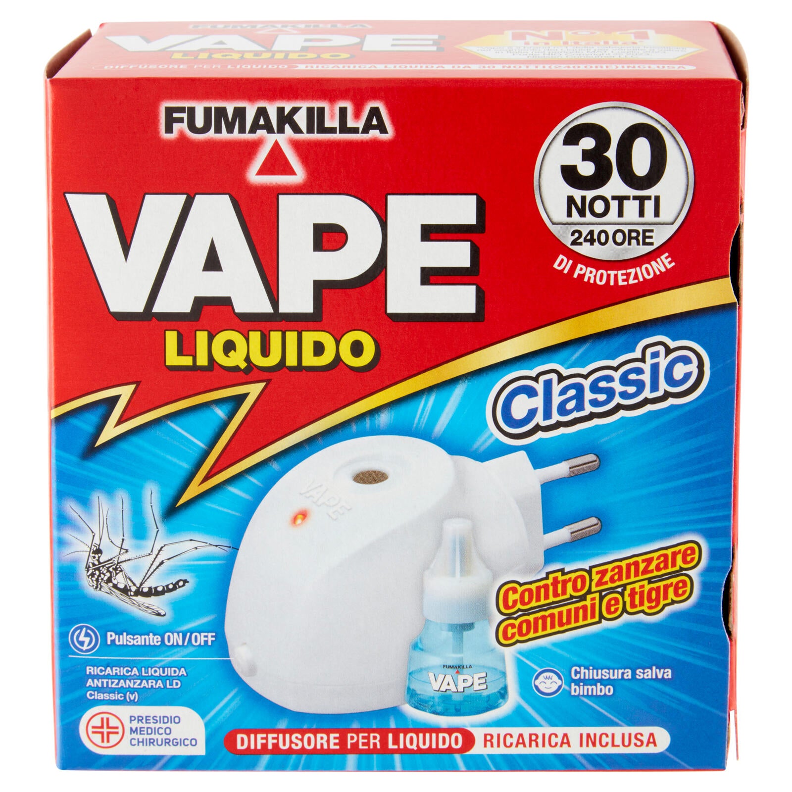 VAPE Elettroemanatore Liquido Classic + Ricarica 15 ml Bernava.net VAPE Elettroemanatore Liquido Classic + Ricarica 15 ml Bernava.net