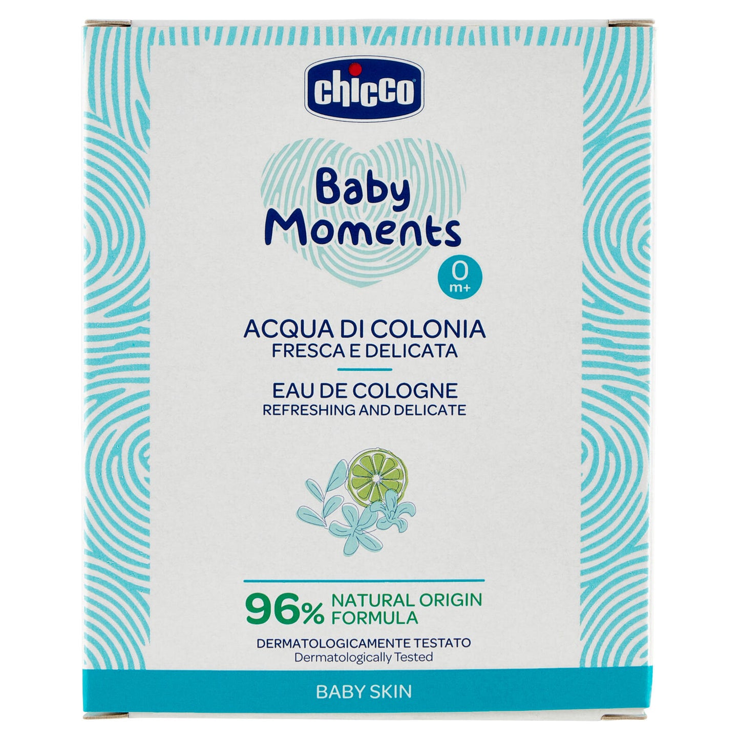 chicco Baby Moments Acqua di Colonia Fresca e Delicata 0m+ 100 mL