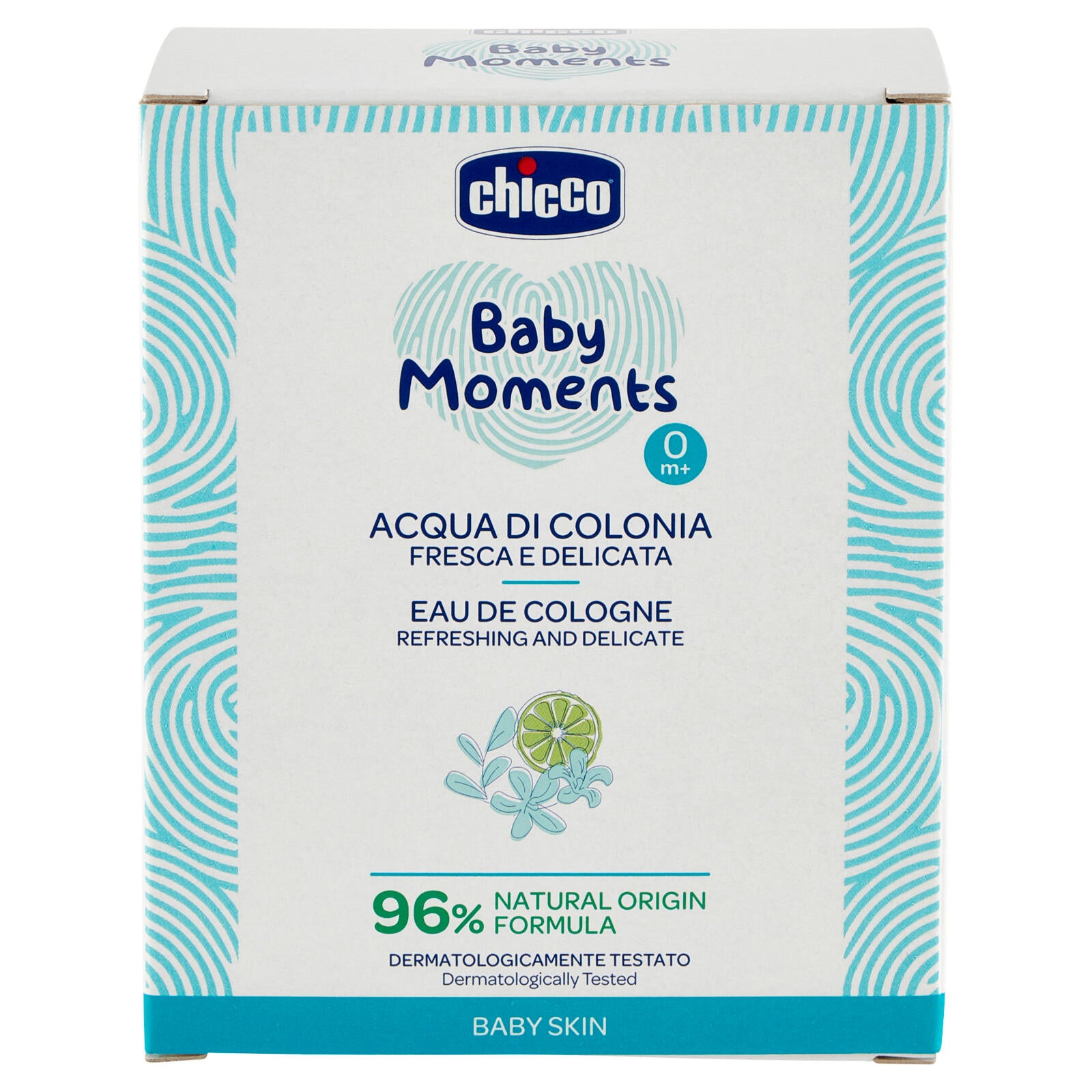 chicco Baby Moments Acqua di Colonia Fresca e Delicata 0m+ 100 mL