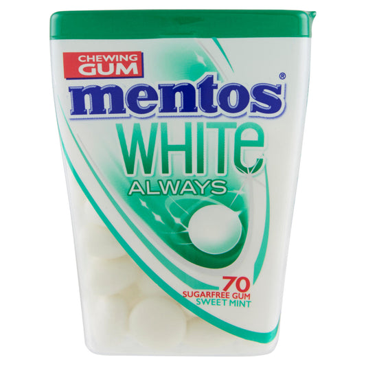 mentos White Always 70 Sugarfree Gum Sweet Mint 74 g (25560217)