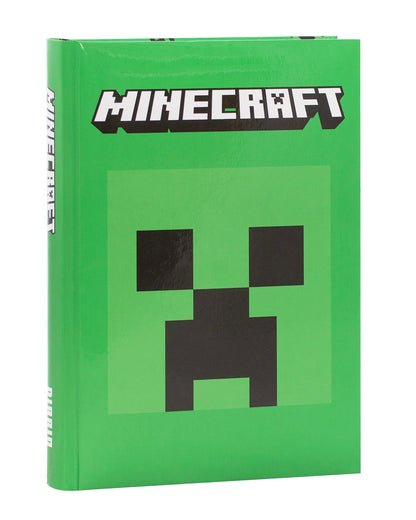 MINECRAFT - Diario Scuola, Agenda Giornaliera 12 Mesi per Bambini e Ragazzi, con Copertina Imbottita, 320 Pagine Colorate, Ideale per Scuola Elementare e Media, 13x17.8 cm, Verde Pixel (25561917)