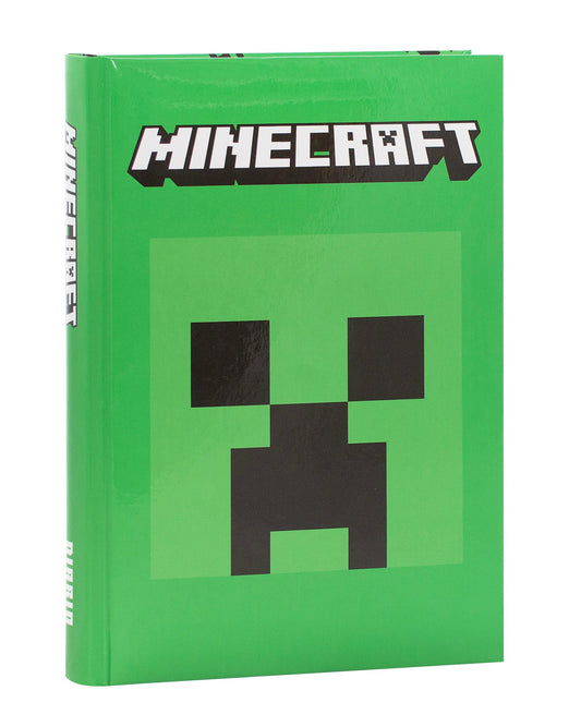 MINECRAFT - Diario Scuola, Agenda Giornaliera 12 Mesi per Bambini e Ragazzi, con Copertina Imbottita, 320 Pagine Colorate, Ideale per Scuola Elementare e Media, 13x17.8 cm, Verde Pixel (25561917)