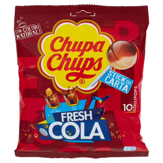 Chupa Chups Fresh Cola Lollipops 10 x 12 g (25522436)