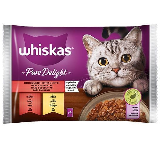 Whiskas - Straccetti - 4 x 85 g (25613669)
