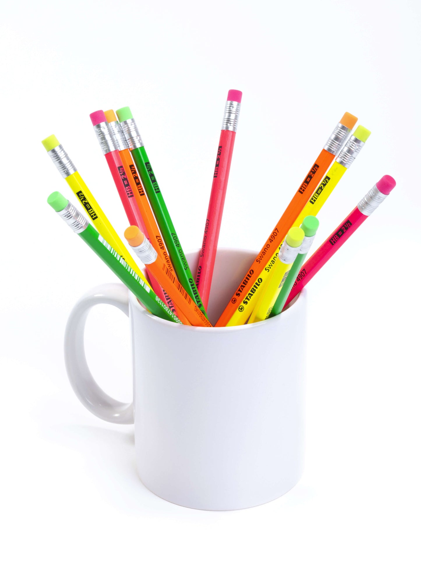 Matita in grafite - STABILO Swano fluo in Giallo Fluo - Gradazione HB (25545214)