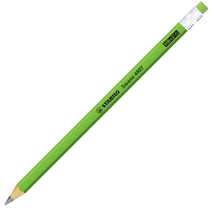 Matita in grafite - STABILO Swano fluo in Verde Fluo - Gradazione HB (25545218)