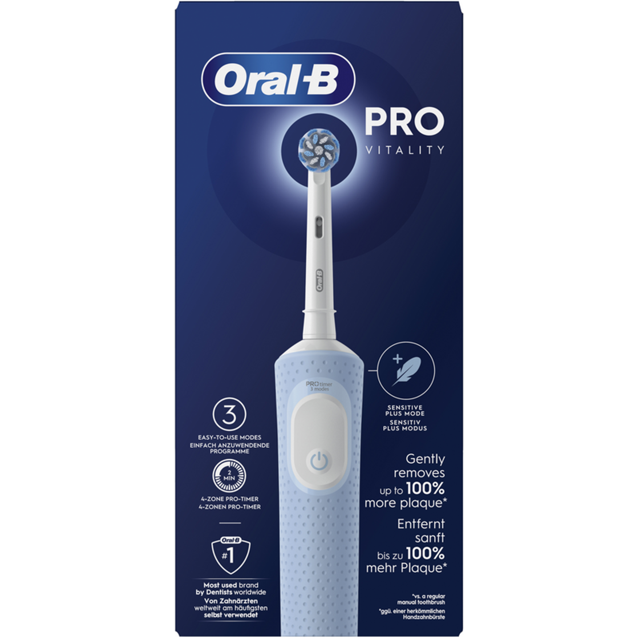 ORAL B - SPAZZOLINO ELETTRICO VITALITY PRO BLUE SENSTITIVE (25567041)