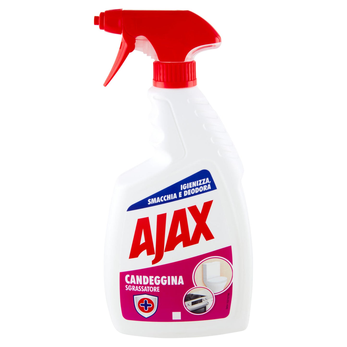 Ajax detersivo Spray con candeggina igienizzante, 675 ml