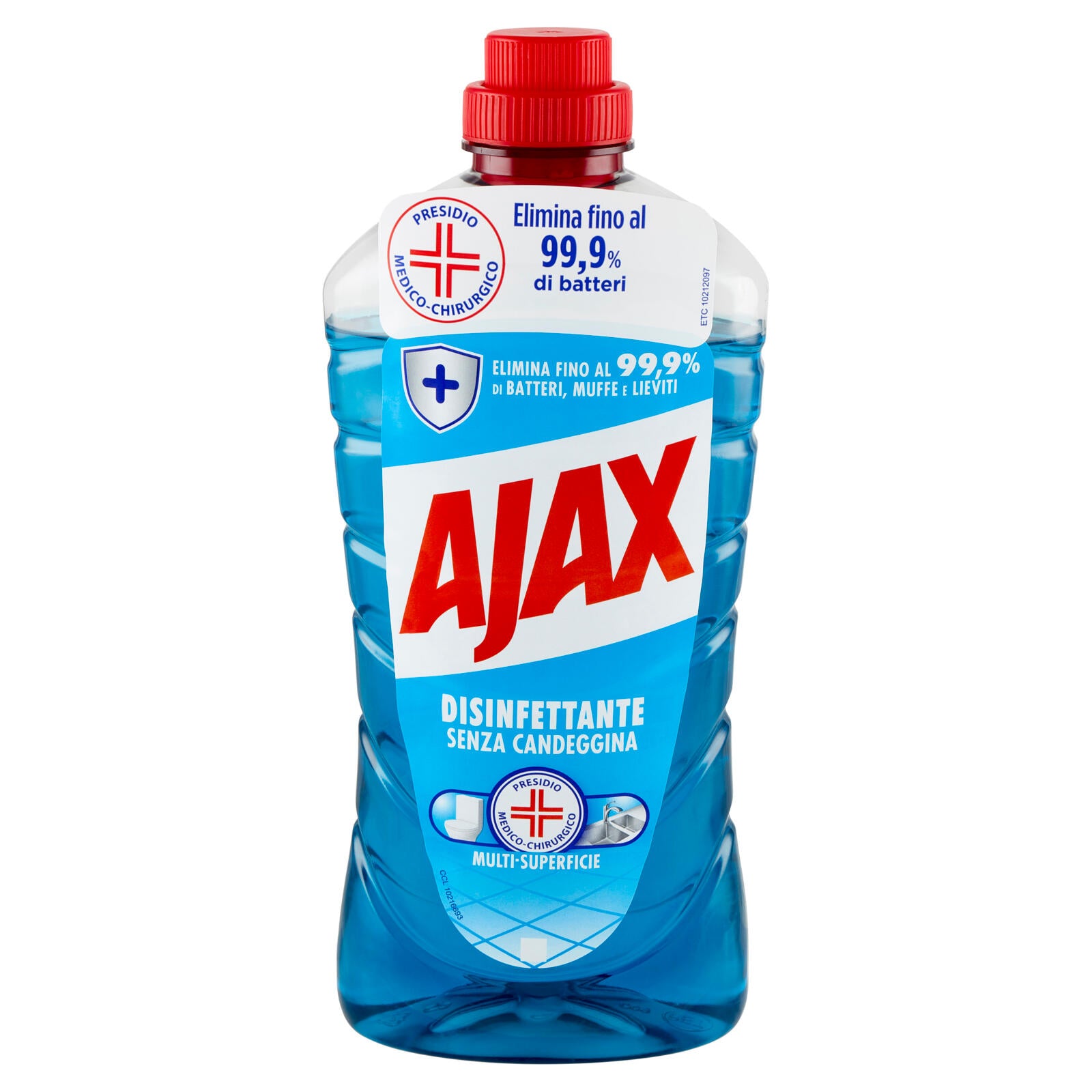 Ajax detersivo pavimenti Disinfettante multisuperficie senza candeggina 950 ml