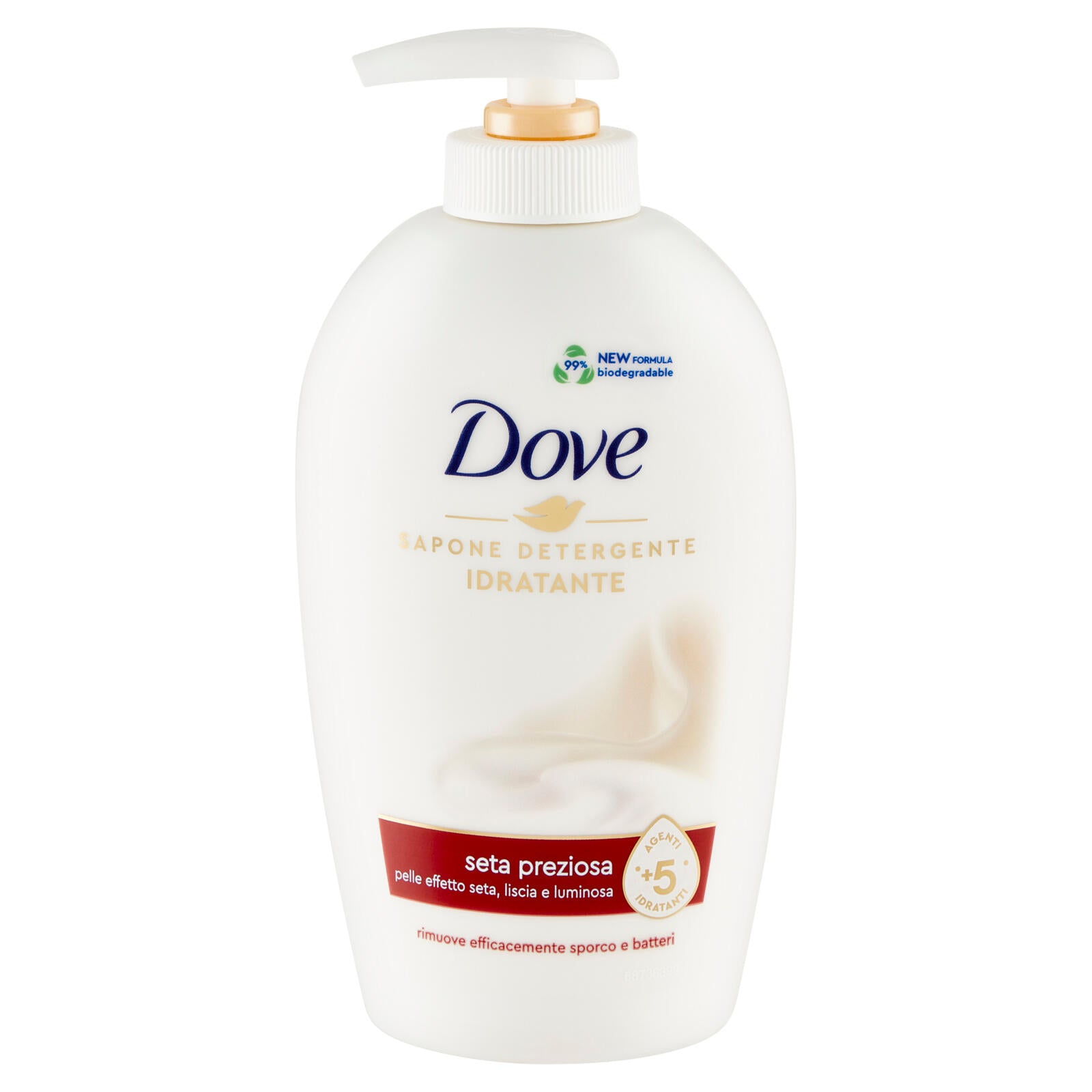 Dove Sapone Detergente Idratante seta preziosa 250 ml (25525705)