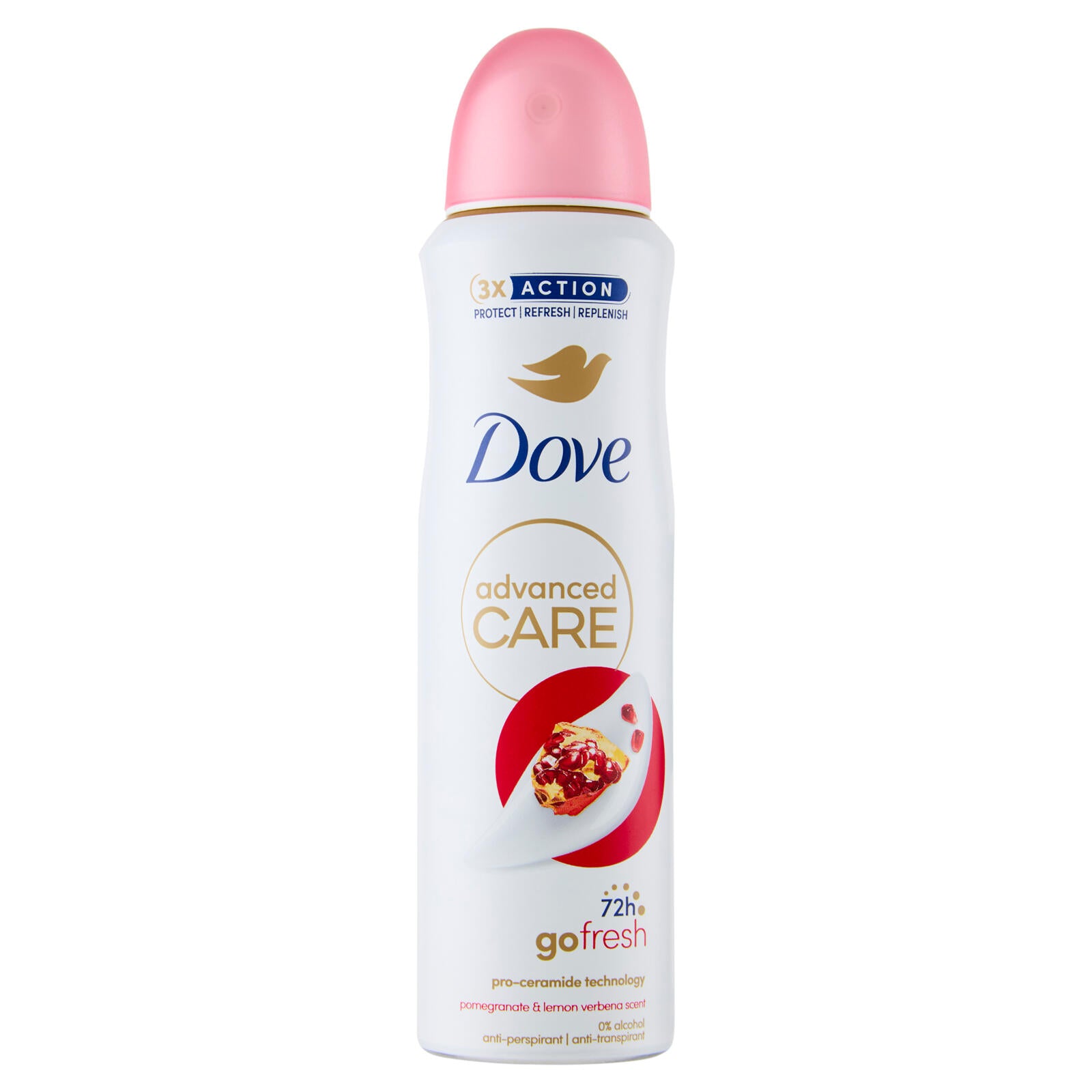 Dove advanced Care go fresh pomegranate & lemon verbena scent anti-perspirant 150 ml (25525629)