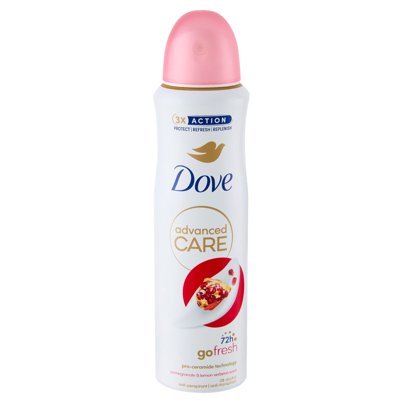 Dove advanced Care go fresh pomegranate & lemon verbena scent anti-perspirant 150 ml (25525630)