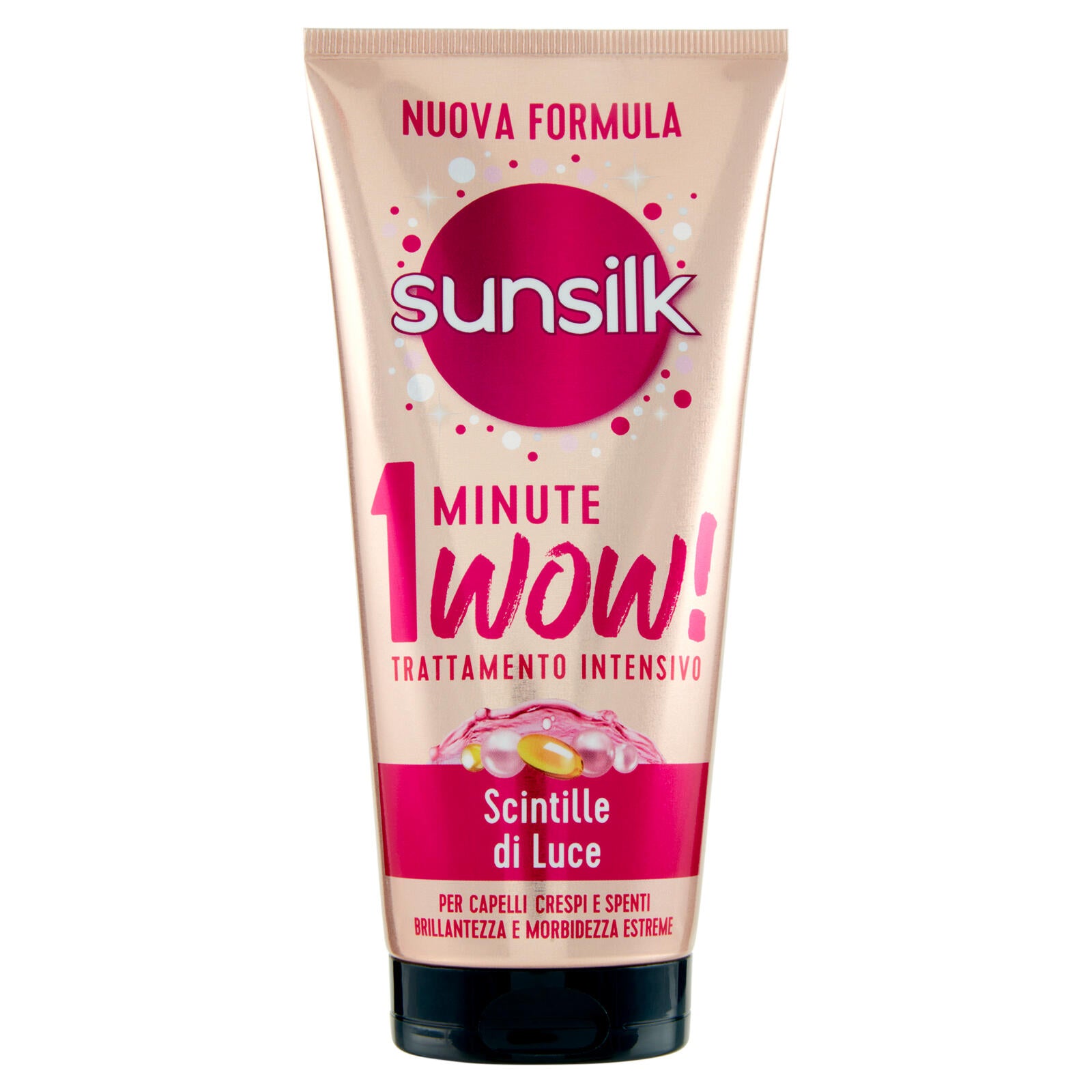 sunsilk Scintille di Luce 1 Minute Wow! Trattamento Intensivo per Capelli Crespi e Spenti 180 mL (25608827)