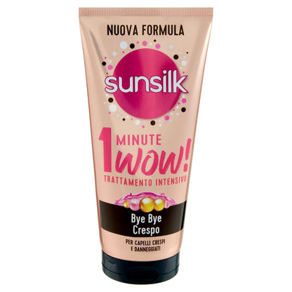 sunsilk Bye Bye Crespo 1 Minute Wow! Trattamento Intensivo per Capelli Crespi e Danneggiati 180 mL (25608622)