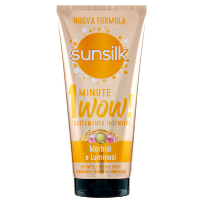sunsilk Morbidi e Luminosi 1 Minute Wow! Trattamento Intensivo per Capelli Secchi e Spenti 180 mL (25608710)