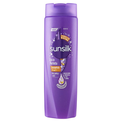 sunsilk Liscio Perfetto Shampoo 2in1 per Capelli Lisci 250 mL (25608678)