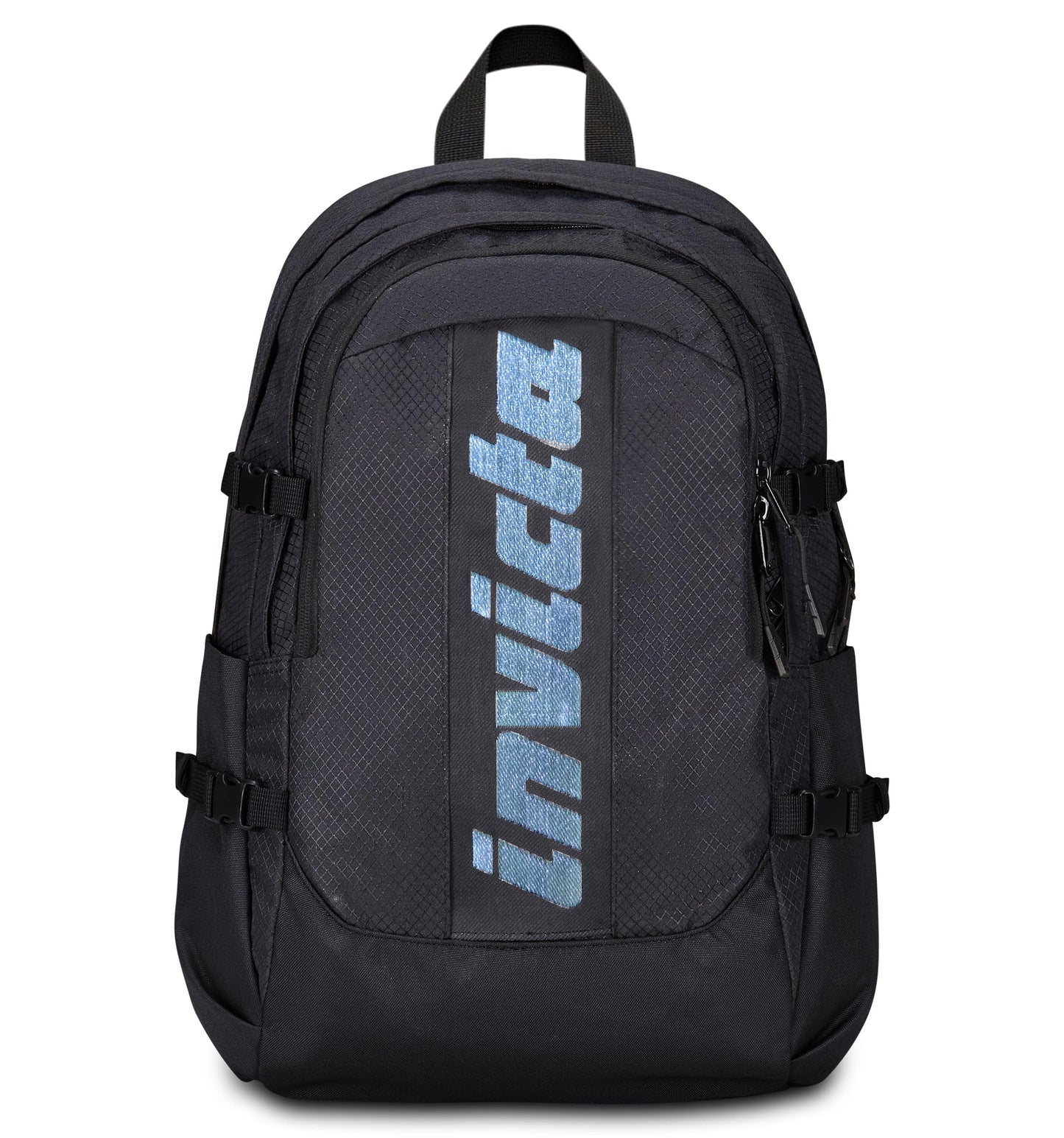 Invicta Zaino Ufficio Invict-Act Plus Fibra Ottica, Nero, Doppio Scomparto Con Tasca PC, Tasca Borraccia, Tasca Con Organizer, Cinghia Vita, Nastri Torace e Regolazione Volume, Zaino Viaggio (25615191)