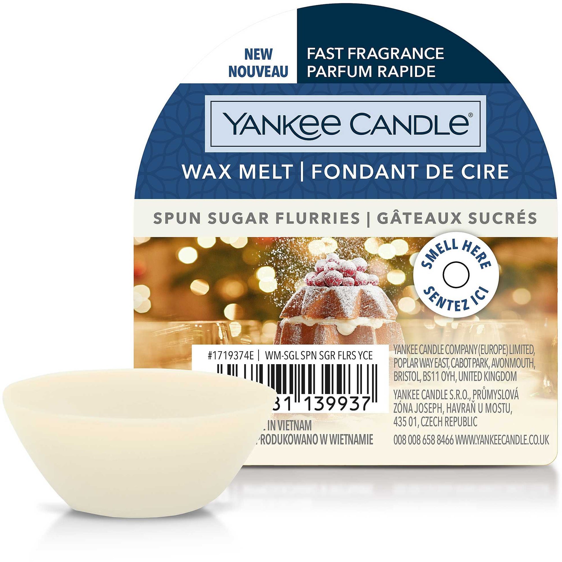 Yankee Candle - Cera da Fondere Spun Sugar Flurries ->