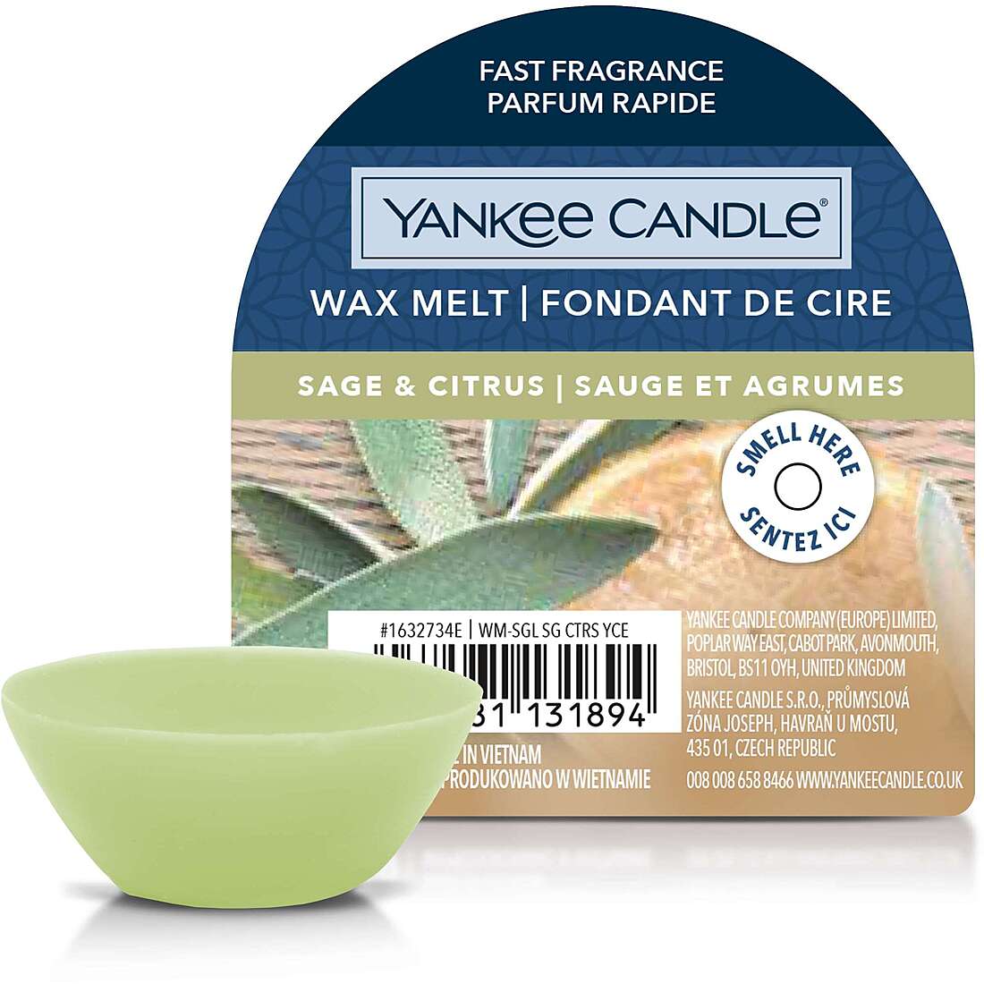 Yankee Candle - Cera da Fondere Sage & Citrus