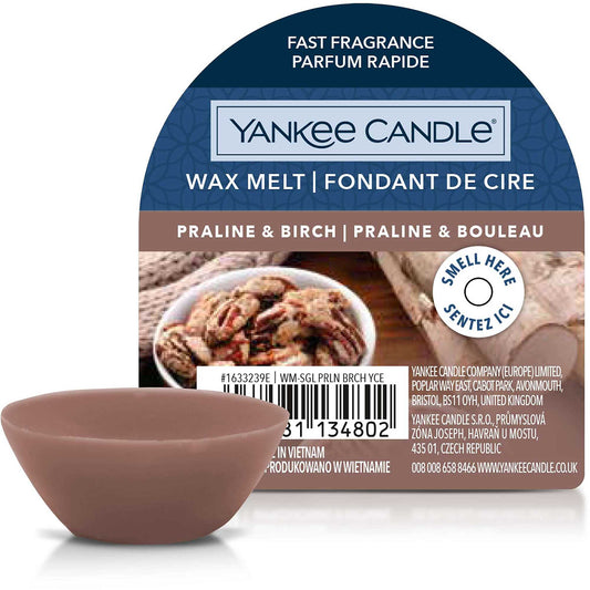 Yankee Candle - Cera da Fondere Praline & Birch