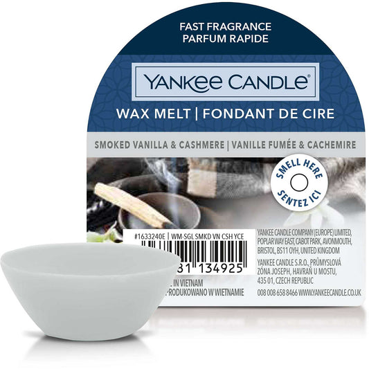 Yankee Candle - Cera da Fondere Smoked Vanilla & Cashmere