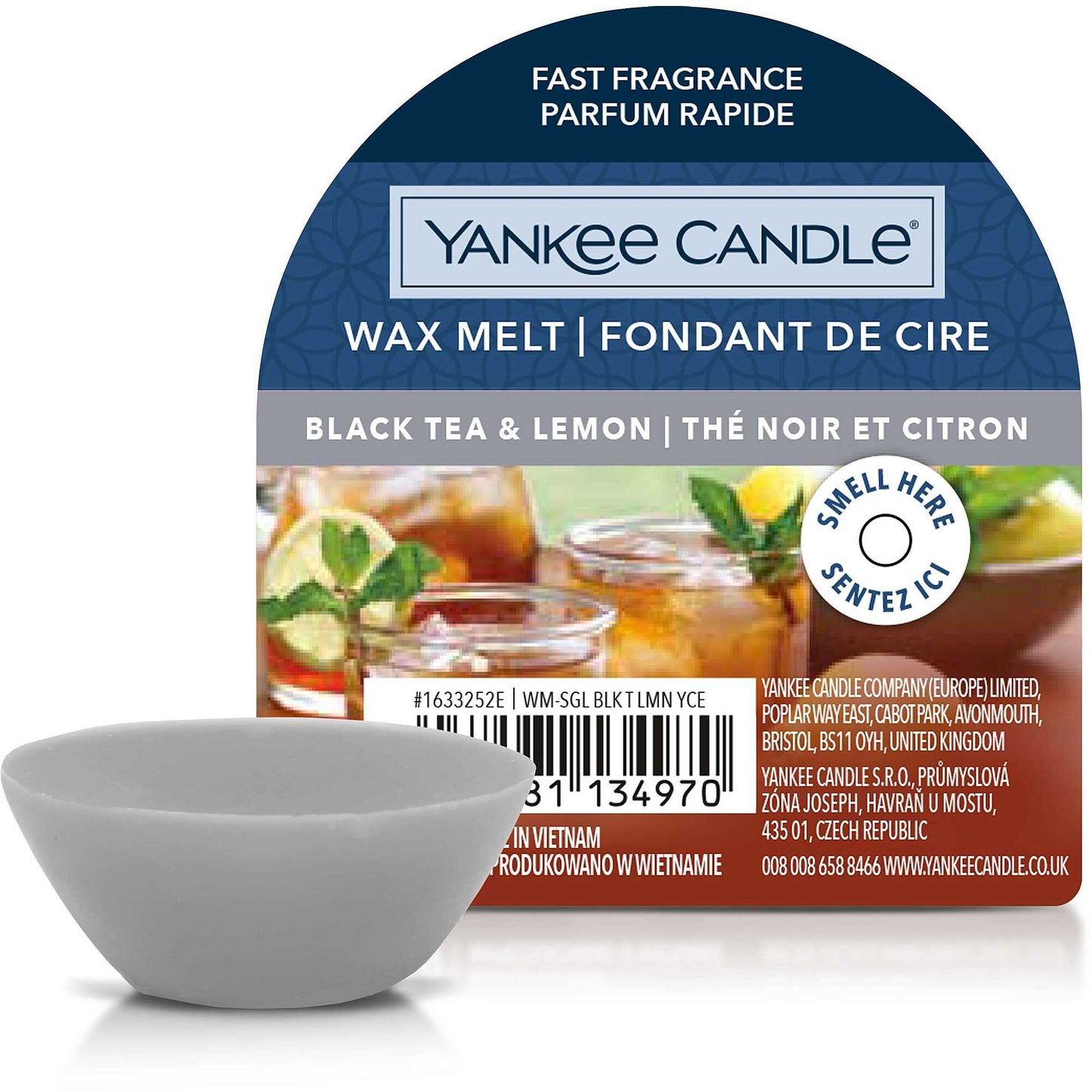 Yankee Candle - Cera da Fondere Black Tea & Lemon