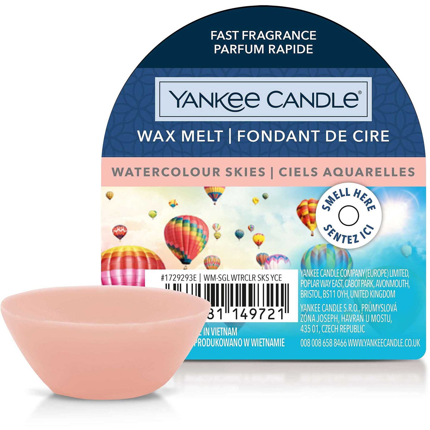 Yankee Candle - Cera da Fondere Watercolour Skies
