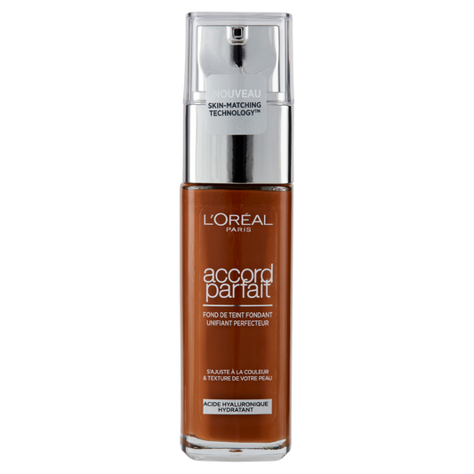 L&#39;Or&#233;al Paris Accord Parfait, Fondotinta Liquido con Acido Ialuronico, Cappuccino (8.N), 30 ml (25531685)