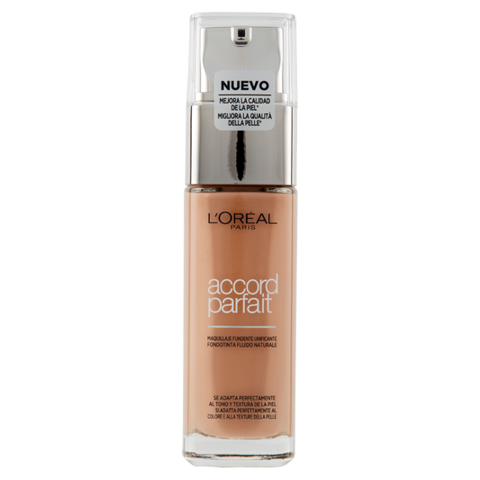 L&#39;Or&#233;al Paris Accord Parfait, Fondotinta Liquido Arricchito con Acido Ialuronico 5.N Sable/Sand (25531661)