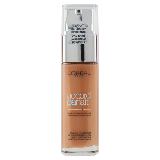 L&#39;Or&#233;al Paris Accord Parfait, Fondotinta Liquido Arricchito con Acido Ialuronico 7.R/7.C AmbreRos&#233; (25531663)