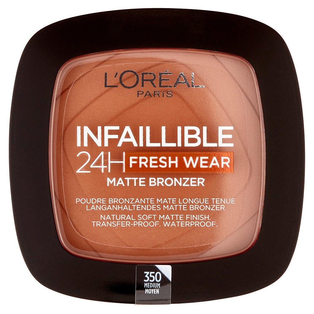 L&#39;Or&#233;al Paris Terra Abbronzante Infaillible 24h Fresh Wear Bronzer, Waterproof, 350 Medium 9 g