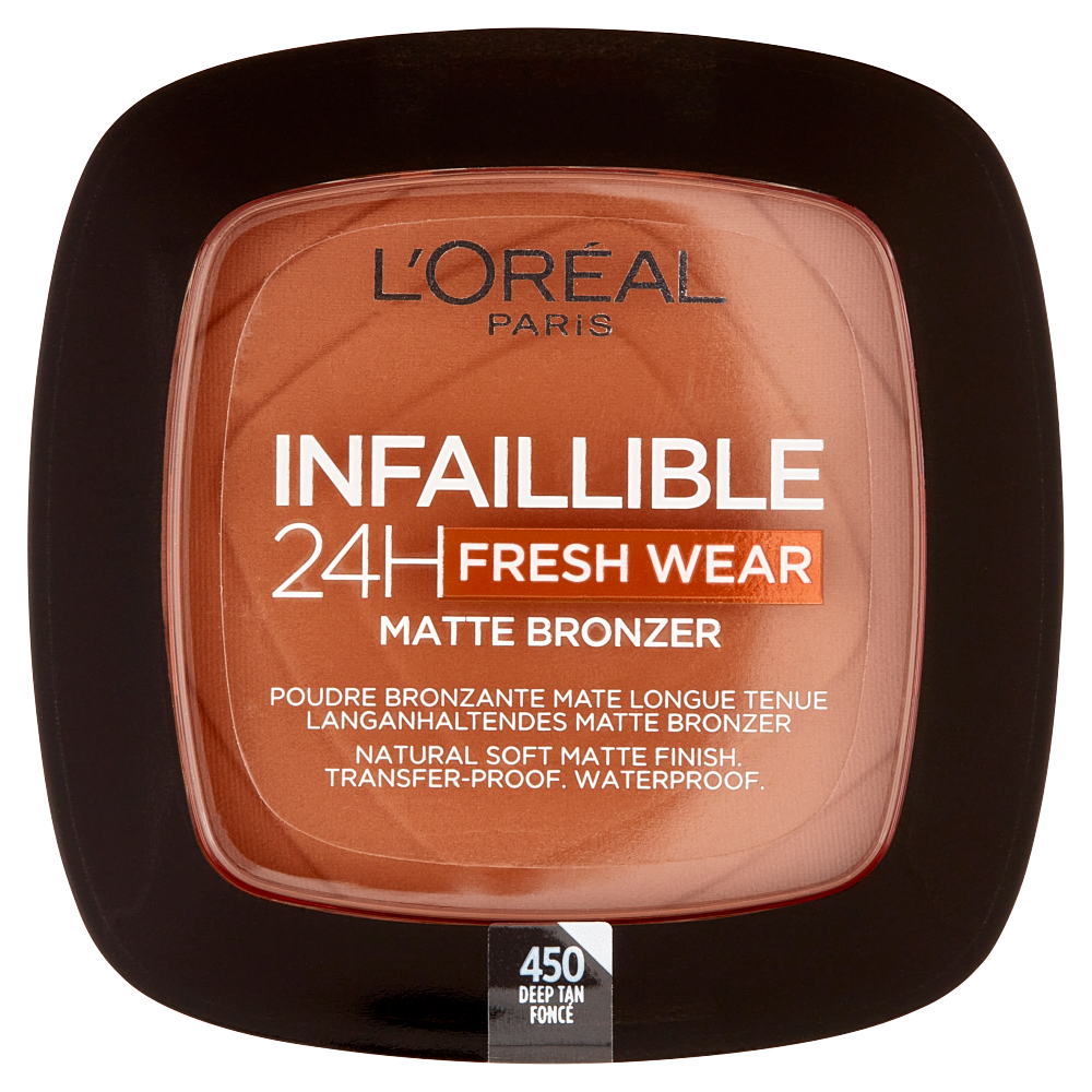 L&#39;Or&#233;al Paris Terra Abbronzante Infaillible 24h Fresh Wear Bronzer, Waterproof, 450 Deep Tan 9 g