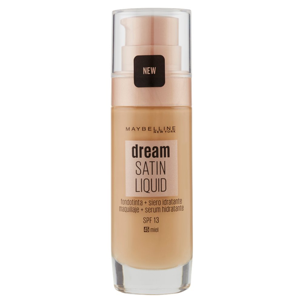 Maybelline New York Fondotinta Dream Satin Liquido 45 Miel (25558860)