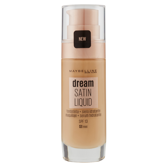 Maybelline New York Fondotinta Dream Satin Liquido 45 Miel (25558860)