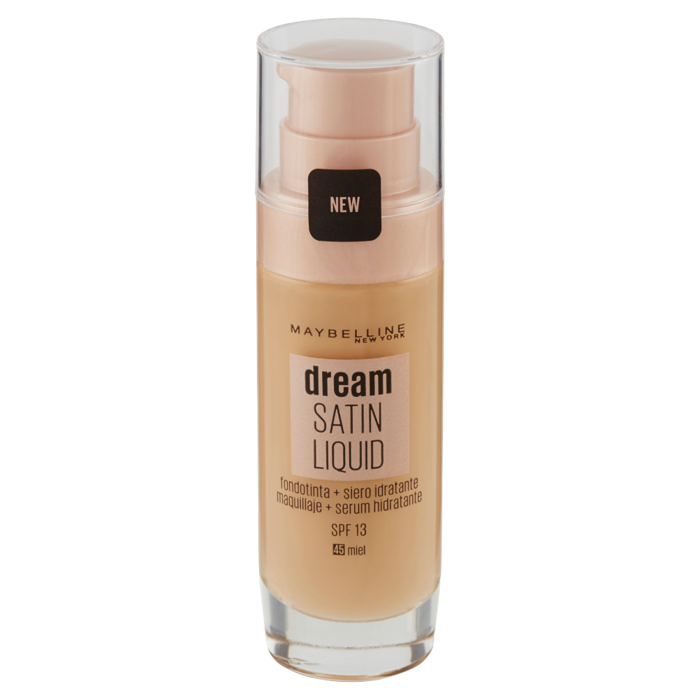 Maybelline New York Fondotinta Dream Satin Liquido 45 Miel (25558861)