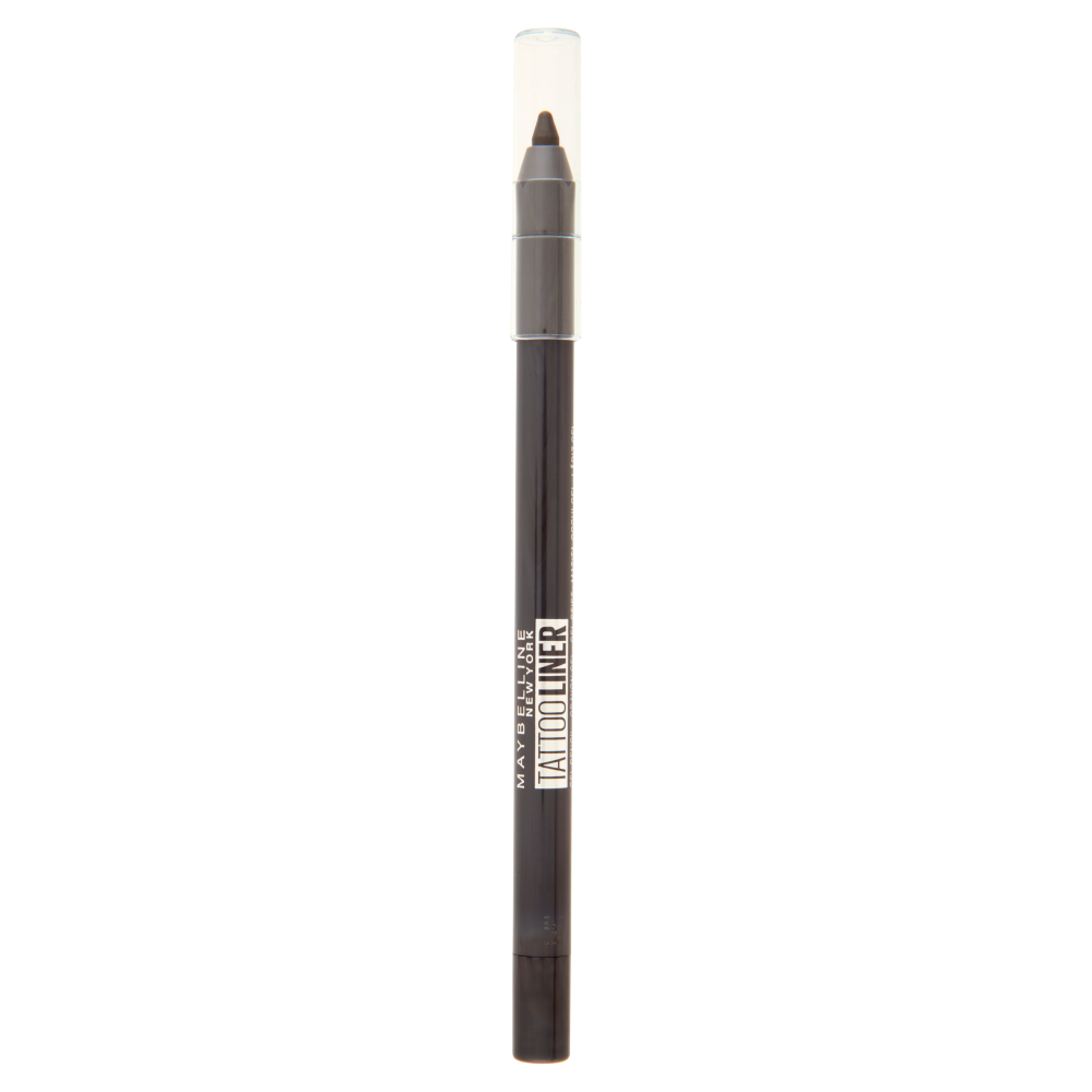 Maybelline New York Matita Occhi Tattoo Liner Gel Pencil, Resistente all&#39;Acqua, 901 Intense Charcoal